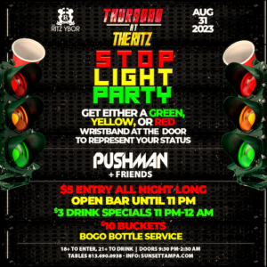 Thursday The RITZ Pushman edm concert free Tampa Ybor City