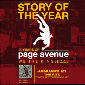 Story of the Year Page Avenue We The Kings Youth Fountain bands concert tickets Tampa Ybor City