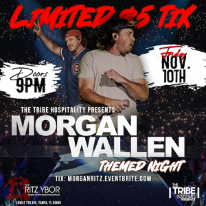 Morgan Wallen country music concert tickets Tampa Ybor City
