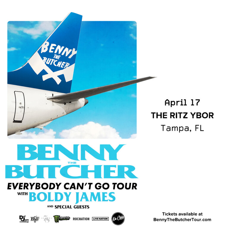 Benny The Butcher Boldy James tour concert tickets Tampa Ybor City