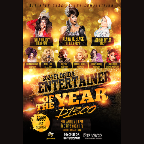 Florida Entertainer Of The Year FLEOY FL Drag Queen Pageant