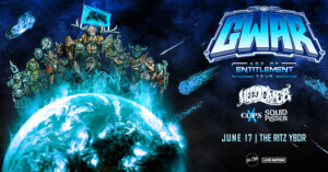 GWAR Weedeater X-Cops Squid Pisser tour metal bands concert tickets Tampa Ybor City