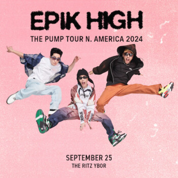 EPIK HIGH K-Pop concert tour tickets Tampa Ybor City