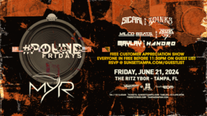 Pound Friday Showcase Tampa edm dj concert tickets free Ybor City
