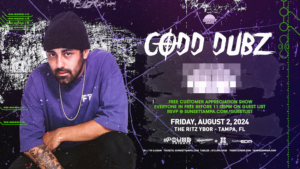 Codd Dubz concert tour tickets edm free show Tampa Ybor City