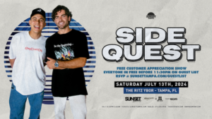 SIDEQUEST edm dm concert free customer appreciation show Tampa Ybor City