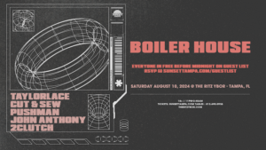 The Boiler House house techno edm dj room free concert tickets Tampa Ybor City