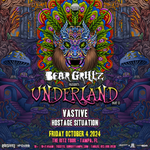 Bear Grillz Underland Tour edm dj concert tickets Tampa Ybor City