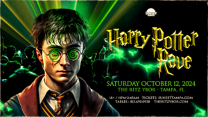 Harry Potter Rave Wizards Wizarding World Hogwarts Tampa Ybor City edm tickets show