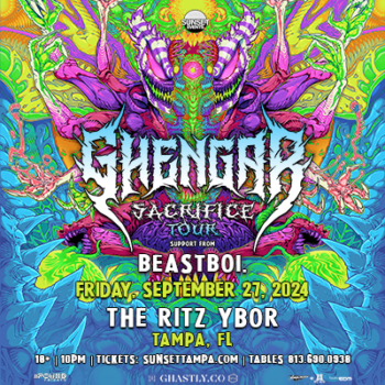 Ghastly Ghengar Sacrifice Tour concert edm dj tickets Tampa Ybor City