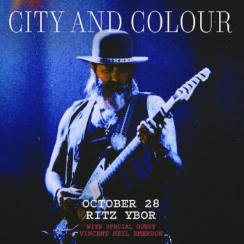 City and Colour Dallas Green tour concert tickets Tampa Ybor City