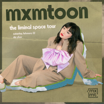 mxmtoon The Liminal Space Tour concert tickets YouTube Tampa Ybor City