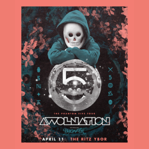 AWOLNATION The Phantom Five Tour band concert tickets Tampa Ybor City