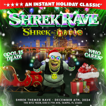 Shrek Rave The Halls Holiday Christmas edm tour party tickets Tampa Ybor