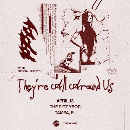 POPPY They're All Around Us Tour concert tickets performance art Tampa Ybor City