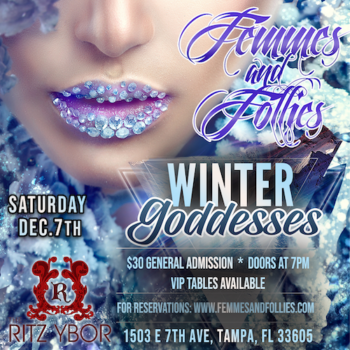 femmes and follies burlesque performing arts showgirls aerialists circus tickets champagne Tampa Ybor City