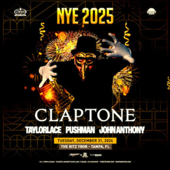 Claptone NYE New Years Eve 2025 edm concert tour tickets Tampa Ybor City