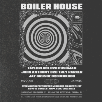 Boiler House edm dj room Tampa Ybor City 360