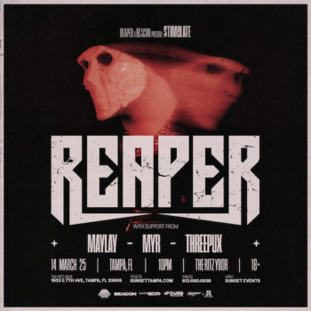 Reaper Stimulate edm dj concert tickets tour Tampa Ybor City