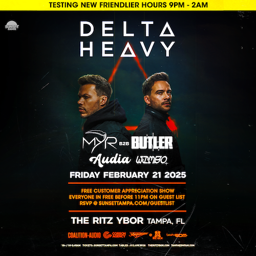 Delta Heavy Midnight Forever Tour Part II edm dj concert drum bass tickets Tampa Ybor City