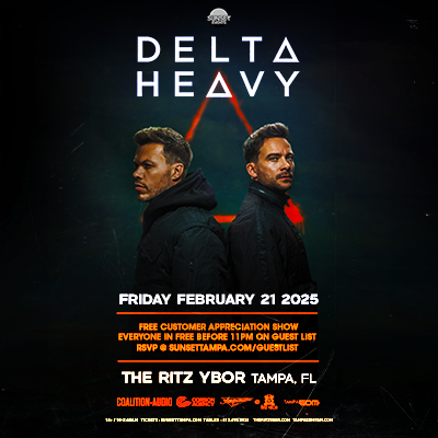 Delta Heavy Midnight Forever Tour Part II edm dj concert drum bass tickets Tampa Ybor City