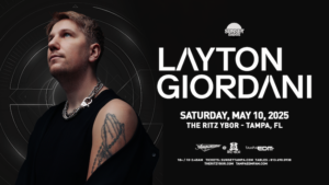 Layton Giordani edm dj concert tour tickets Tampa Ybor City