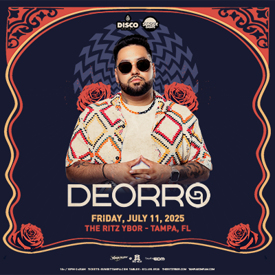 Deorro dj edm concert tickets tour Tampa Ybor City