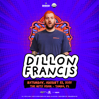 Dillon Francis edm dj tour show event concert tickets Tampa Ybor City