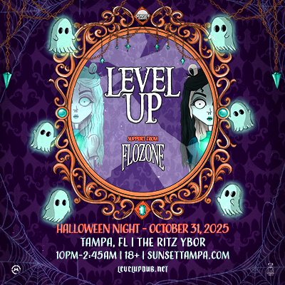 Level Up Halloween party concert tour show Flozone tickets edm dj Tampa Ybor City