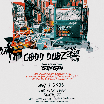 Codd Dubz Canal Street Crook Tour Sqishi concert show tickets dj edm free customer appr