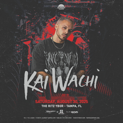 Kai Wachi dj edm tour show concert tickets Tampa Ybor City