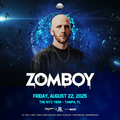 Zomboy dj edj tour show concert tickets Tampa Ybor City